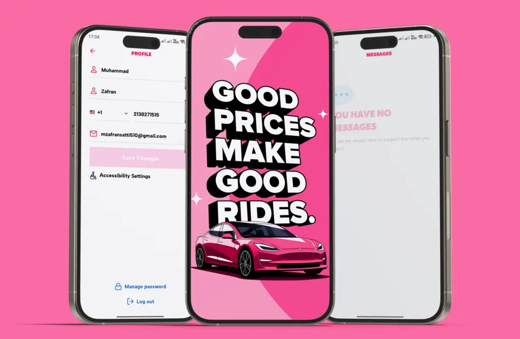 Ride-hailing app development case study showing rider app driver app GPS tracking cash payments and admin dashboard by M TECHUB LLC