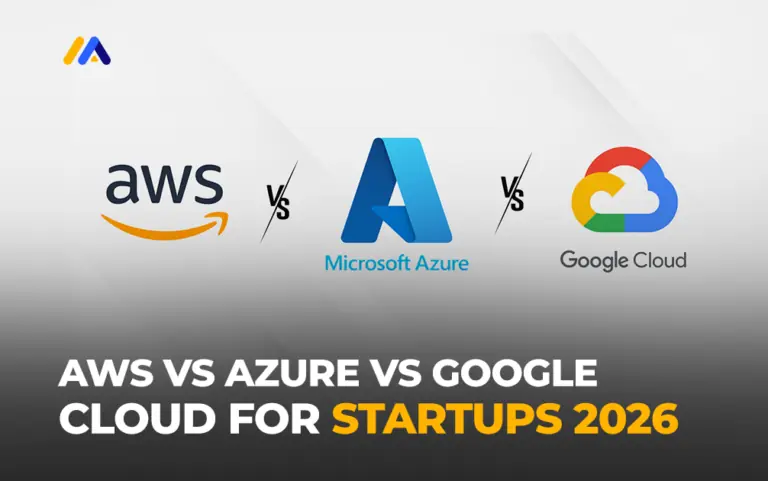 AWS vs Azure vs Google Cloud for startups in 2026 showing cloud architecture DevOps infrastructure and cloud platform comparison by M TECHUB LLC