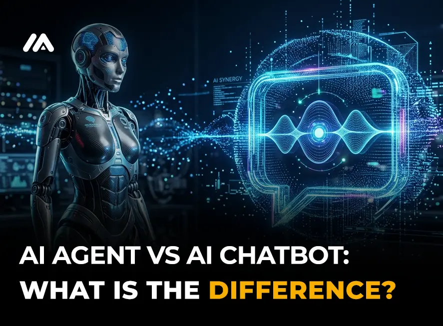 AI agent vs chatbot comparison showing differences in autonomy tools memory cost use cases and business automation by M TECHUB LLC