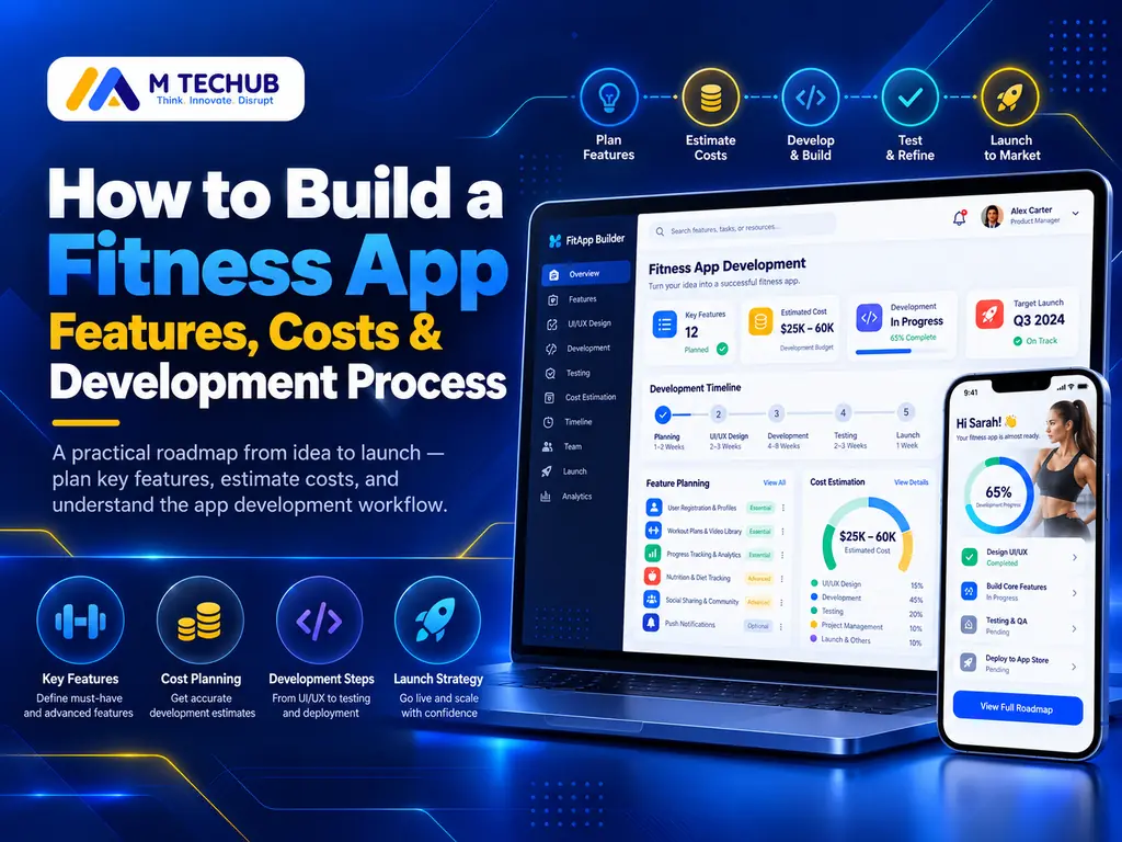 How to Build a Fitness App: Features, Costs & Development Process - M TECHUB LLC